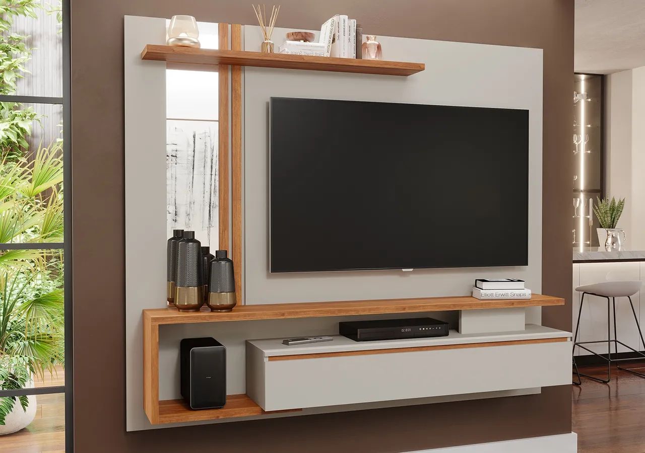 Painel Treviso Permobili 100% MDF, para TVs até 55 Polegadas - Entrega Imediata; - Foto 3