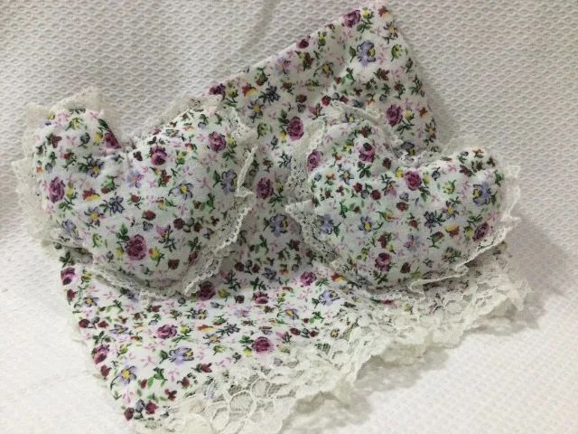 Boneca Colcha Kit Com 2 Almofadas Para Cama De Boneca Anos 80 - Foto 6