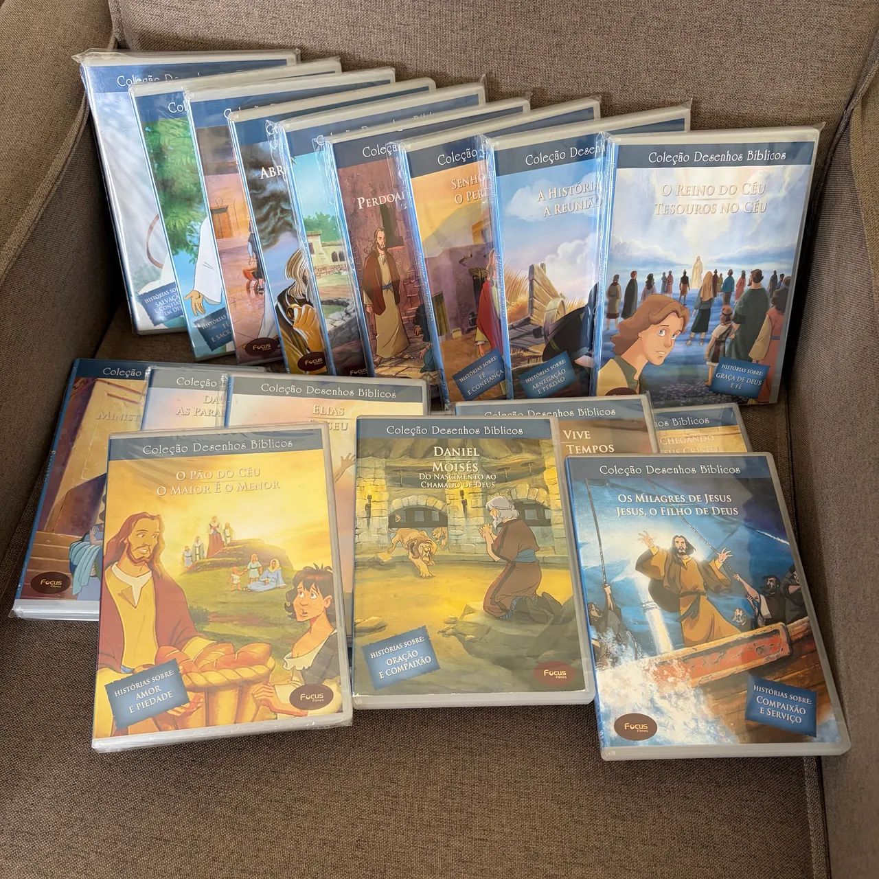 Coleção Completa DVDs Desenhos Biblicos