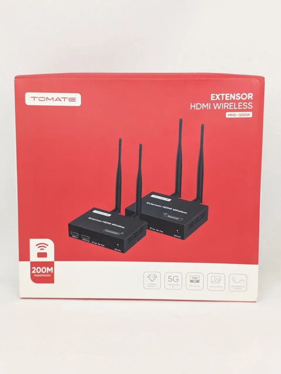 Extensor HDMI Wireless Tomate MHD-1200W - 200m