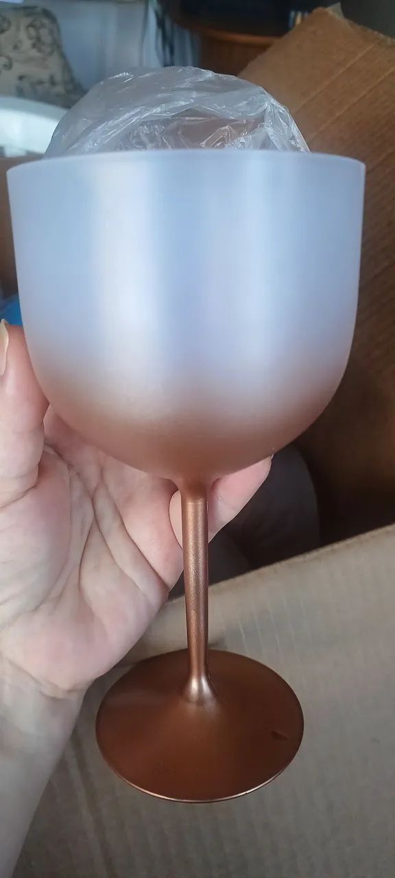 Taça de Gin Degradê Rose Gold - Foto 2