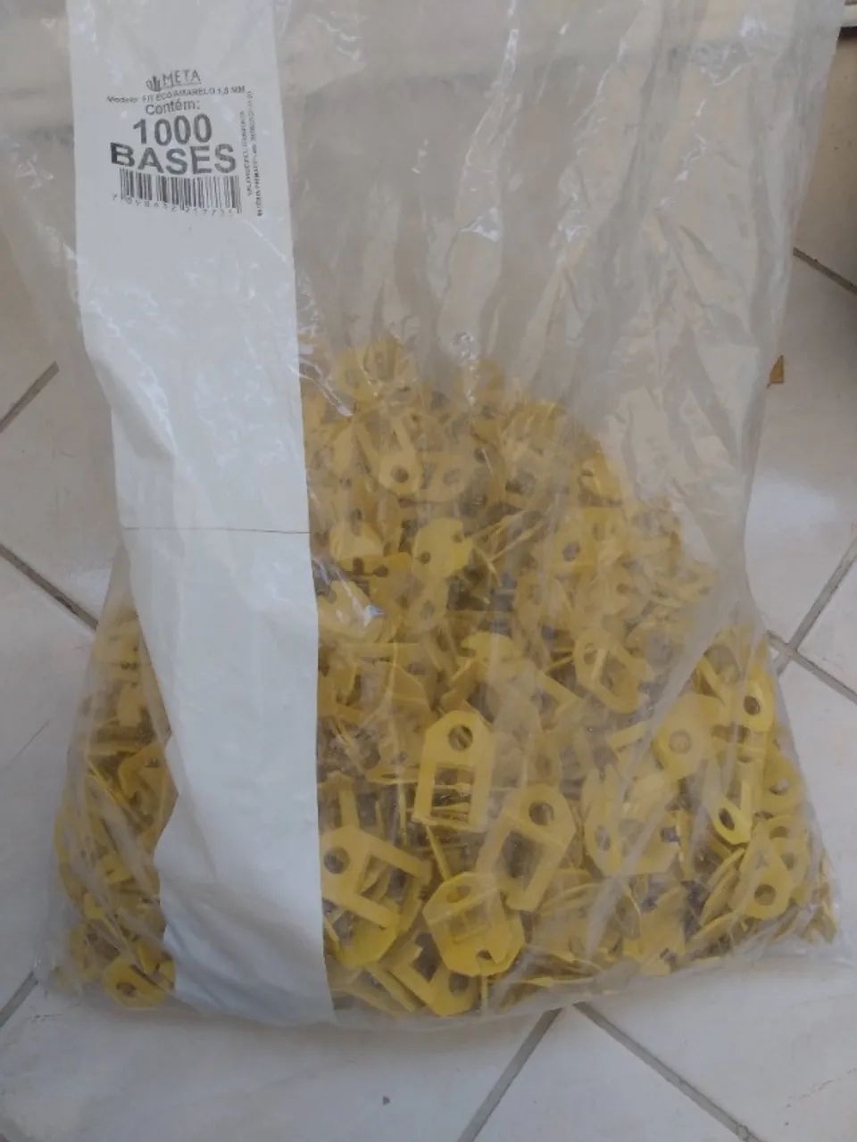 Nivelador Espaçador Piso Porcelanato Fit Eco 1,5 mm +- 600 unidades - Foto 2