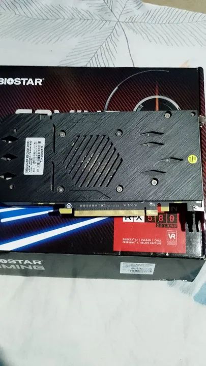 Placa de Vídeo Biostar Radeon RX 580 8GB - Foto 3