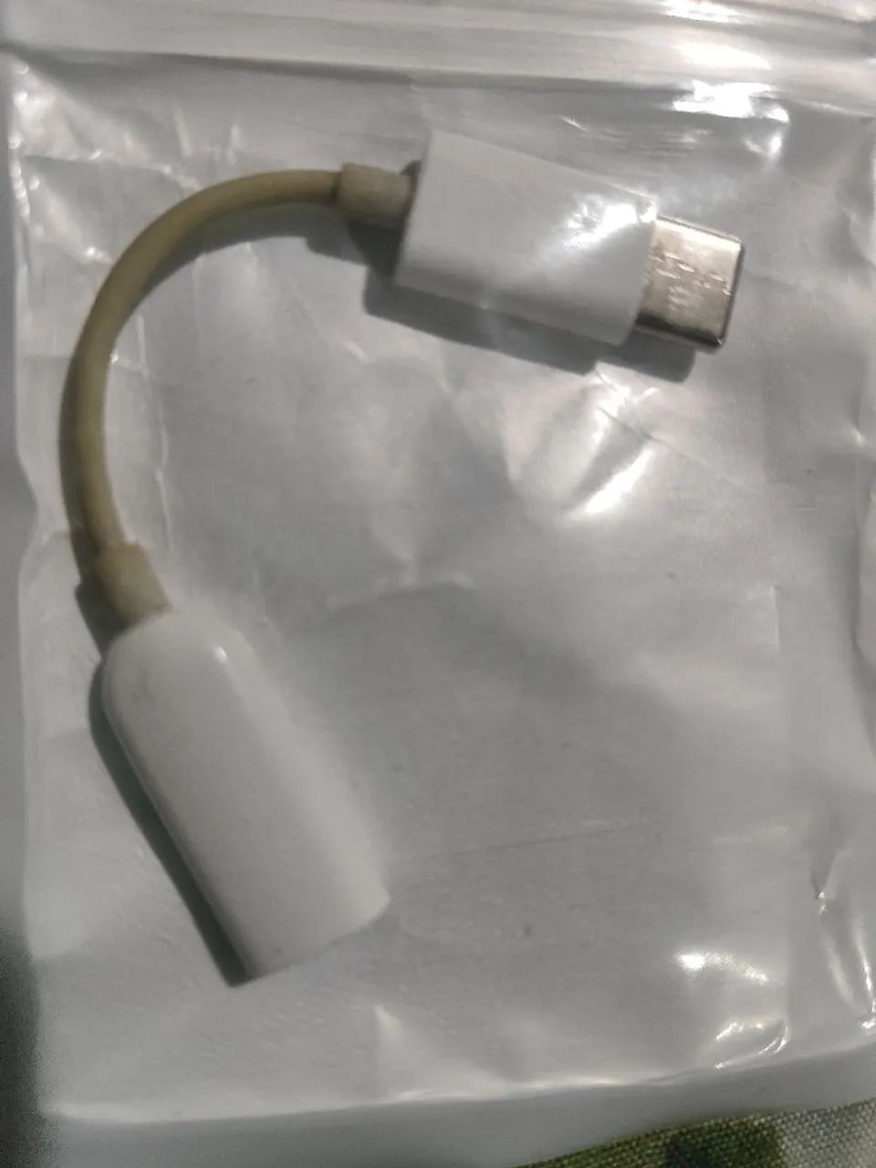 Adaptador tipo-c para P2 áudio Xiaomi original  - Foto 3