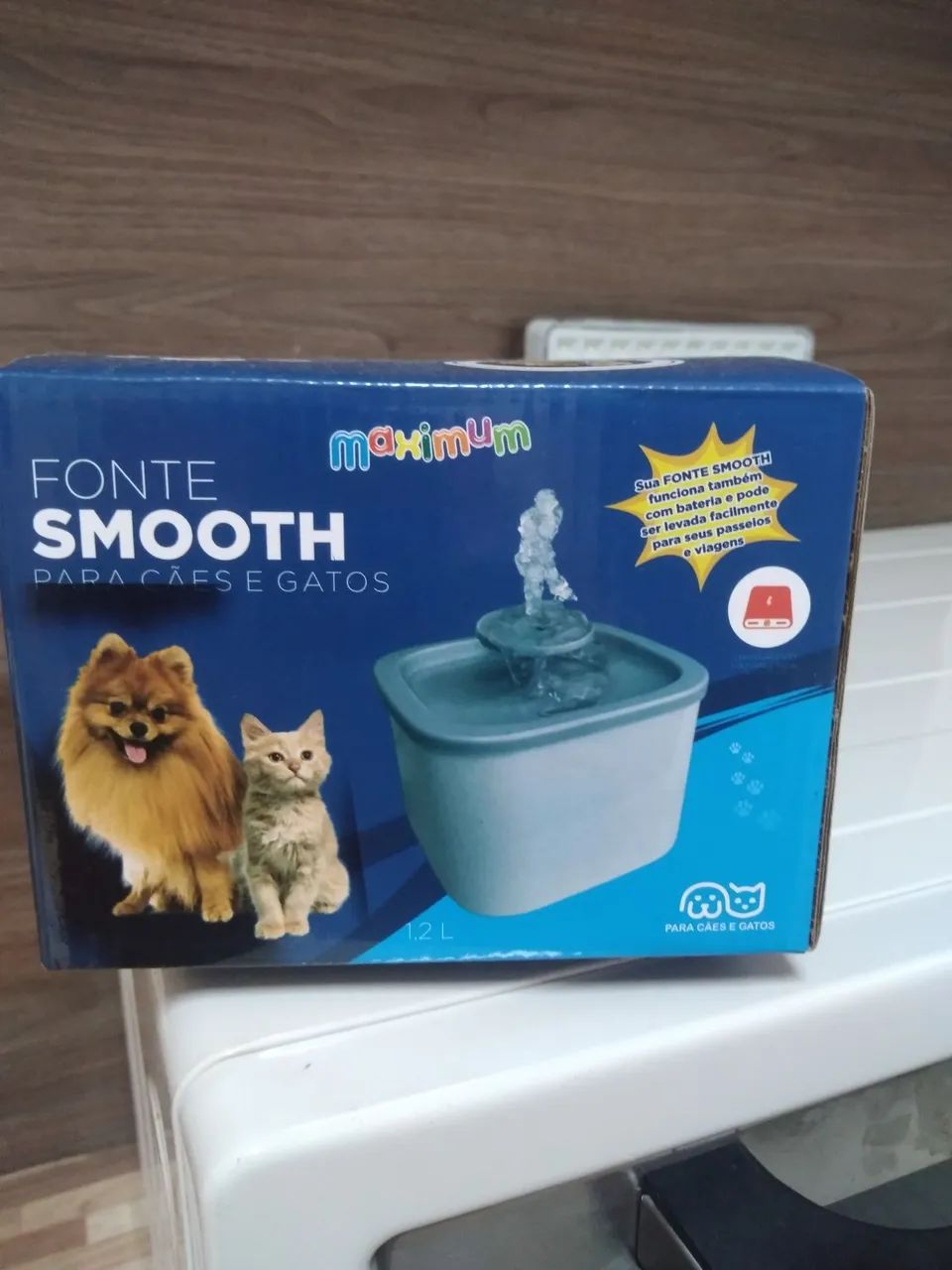 Fonte de água para cães ou gatos.
