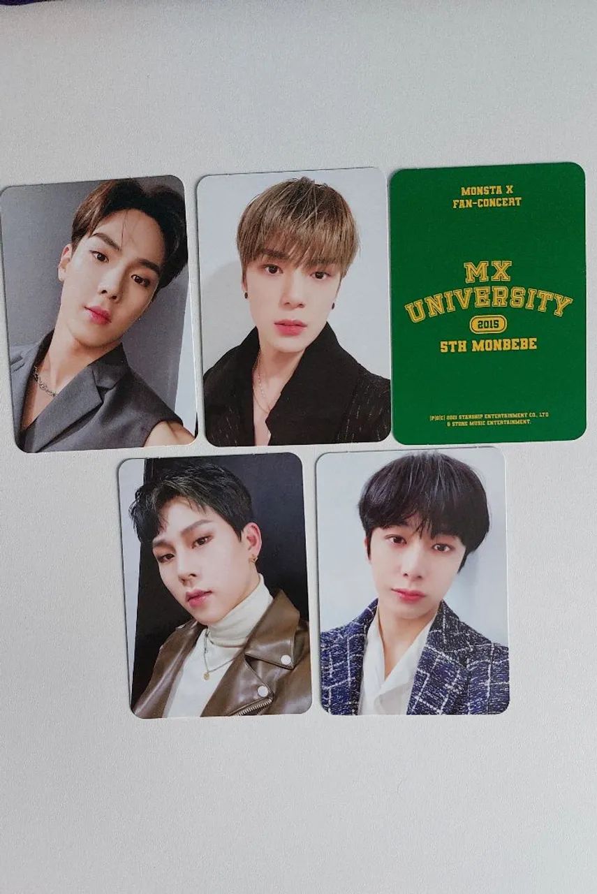 Photocards Regulares University 5TH Monbebe  - Monsta X  - Foto 2