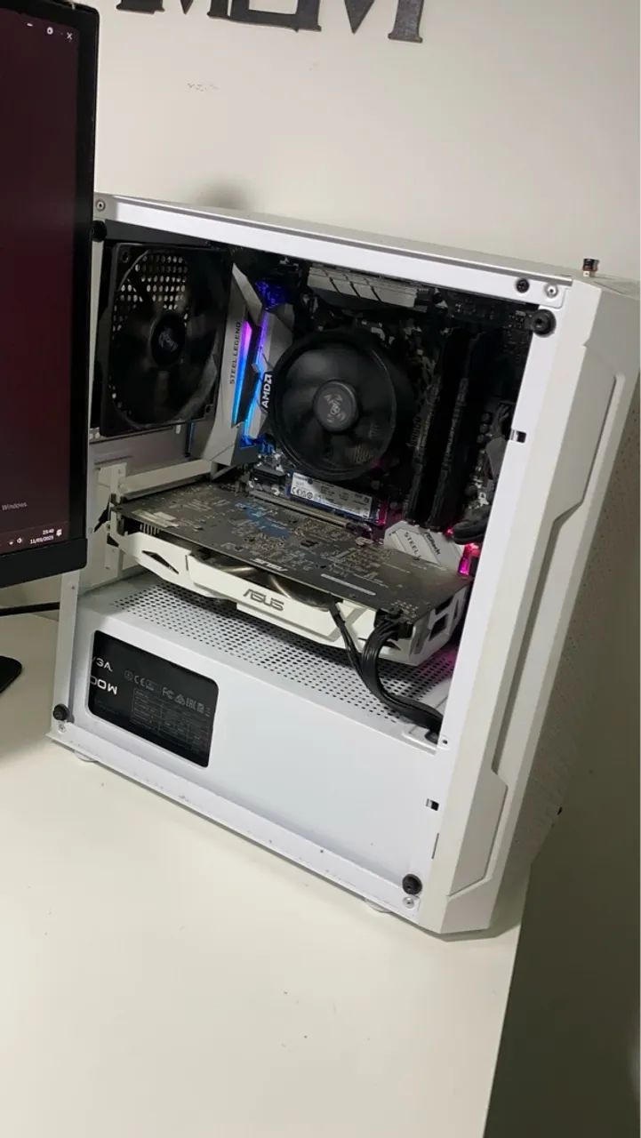 PC Gamer + Monitor Ultrawide + Cadeira + Mesa de Brinde Pronto pra jogar! - Foto 3