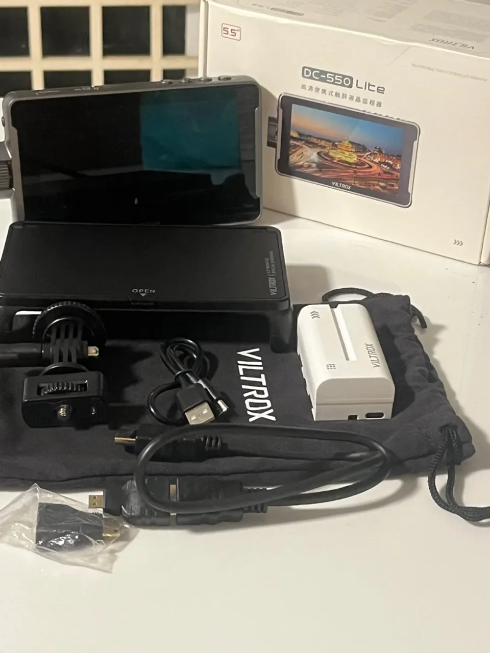 Monitor Viltrox para câmera