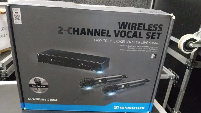 Microfone de mão duplo Sennheiser Inal XSW1835 de sistema duplo - Foto 4