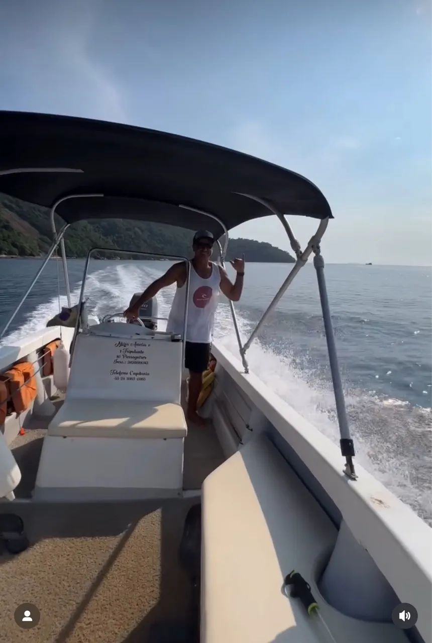 Vendo Lancha Panga 21 Motor 90 hp Yamaha 4 tempos (10 passageiros) - Foto 11