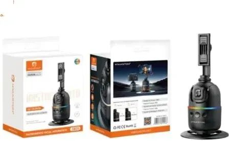 Estabilizador de Celular Portátil Gimbal com Rastreamento Inteligente de IA ORIGINAL MODEL - Foto 2