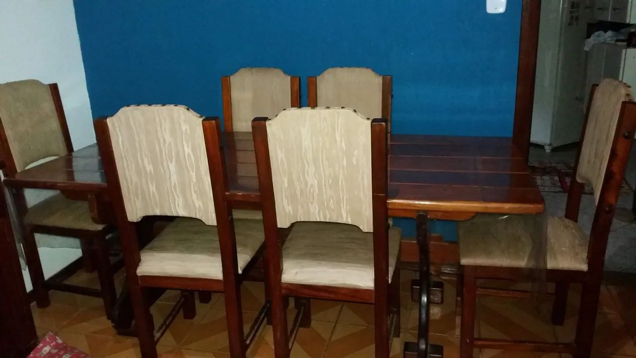 Mesa de Jantar com 6 Cadeiras64341728170883121
