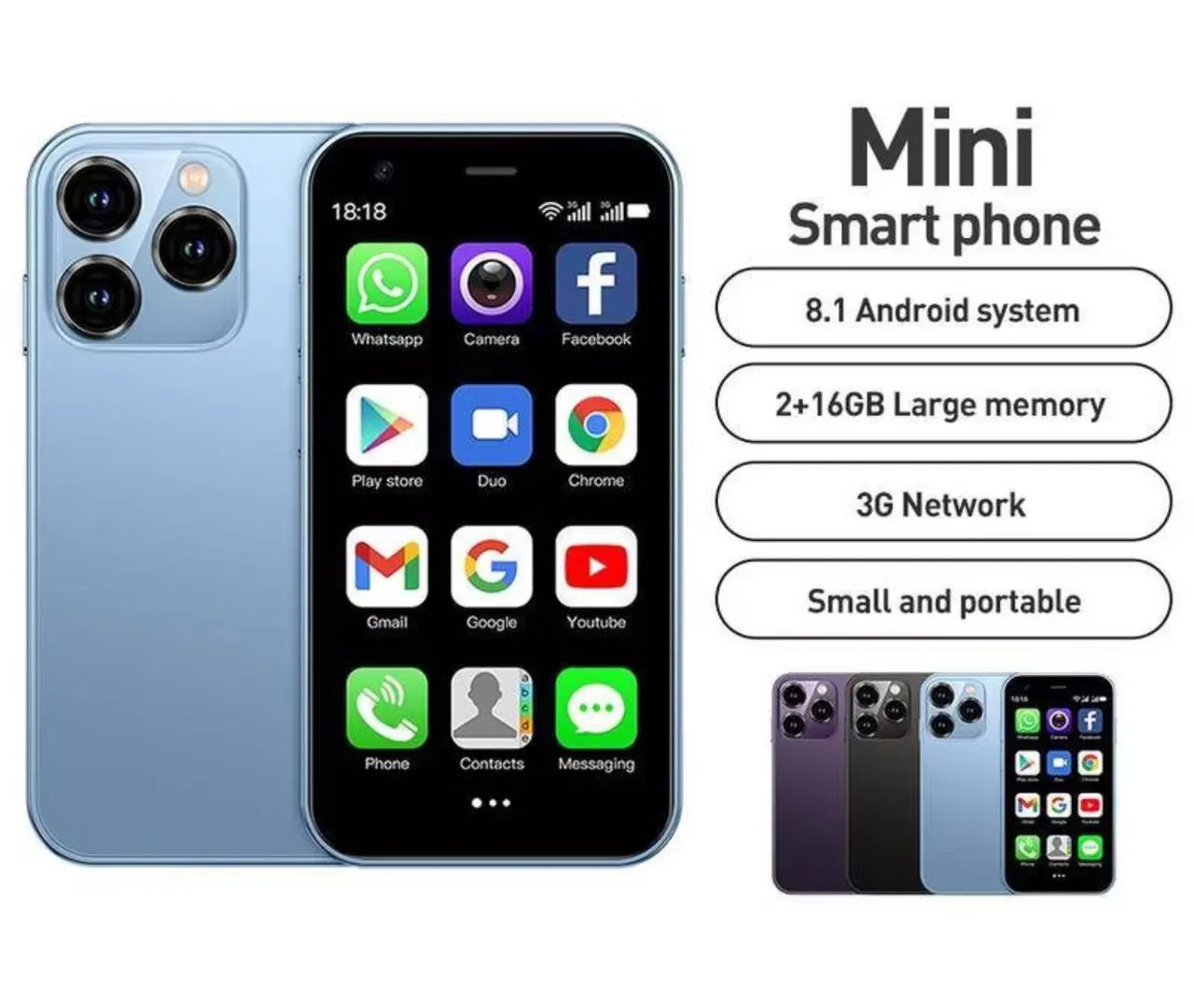 Celular Android - 16 GB Mini smartphone  - Foto 4