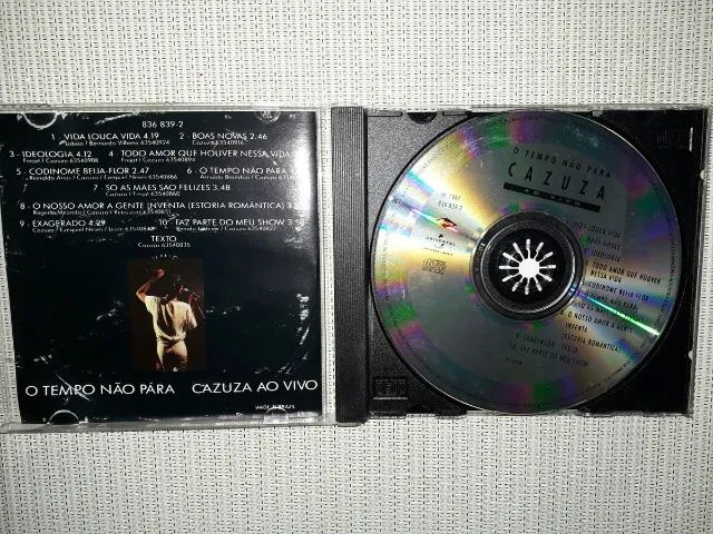 CD CAZUZA - O TEMPO NÃO PARA AO VIVO - Foto 2