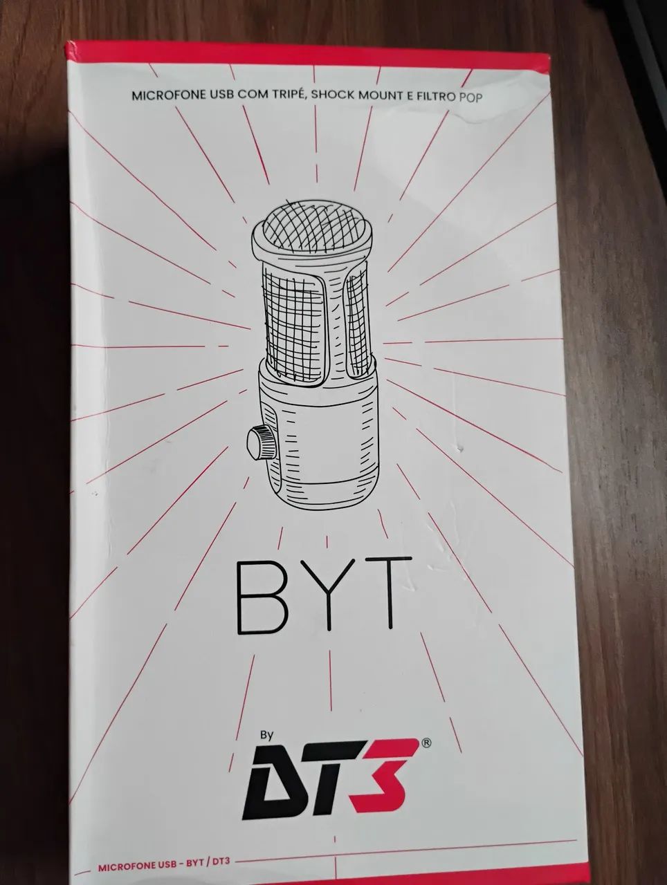 MICROFONE CARDIOIDE BYT - DT3 *Melhor Preço*