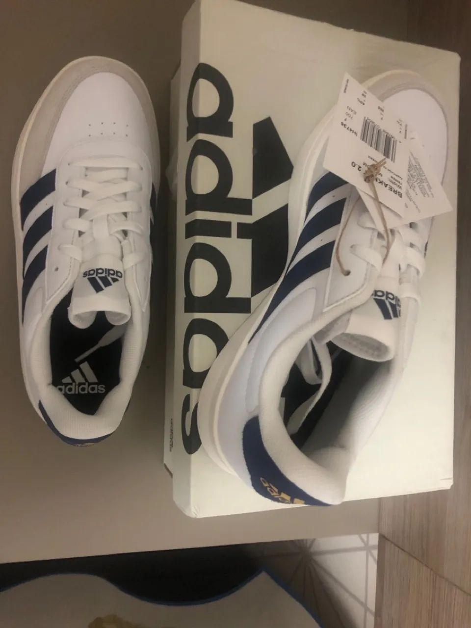 Tênis Adidas Breaknet Masculino 39 novo, original, na caixa - Foto 5