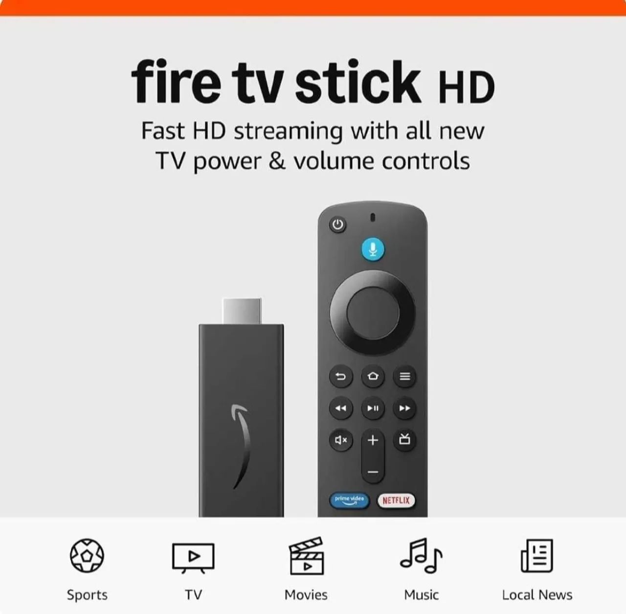 Fire TV Stick Lite com controle e comando de voz alexa Novo Lacrado - Foto 2