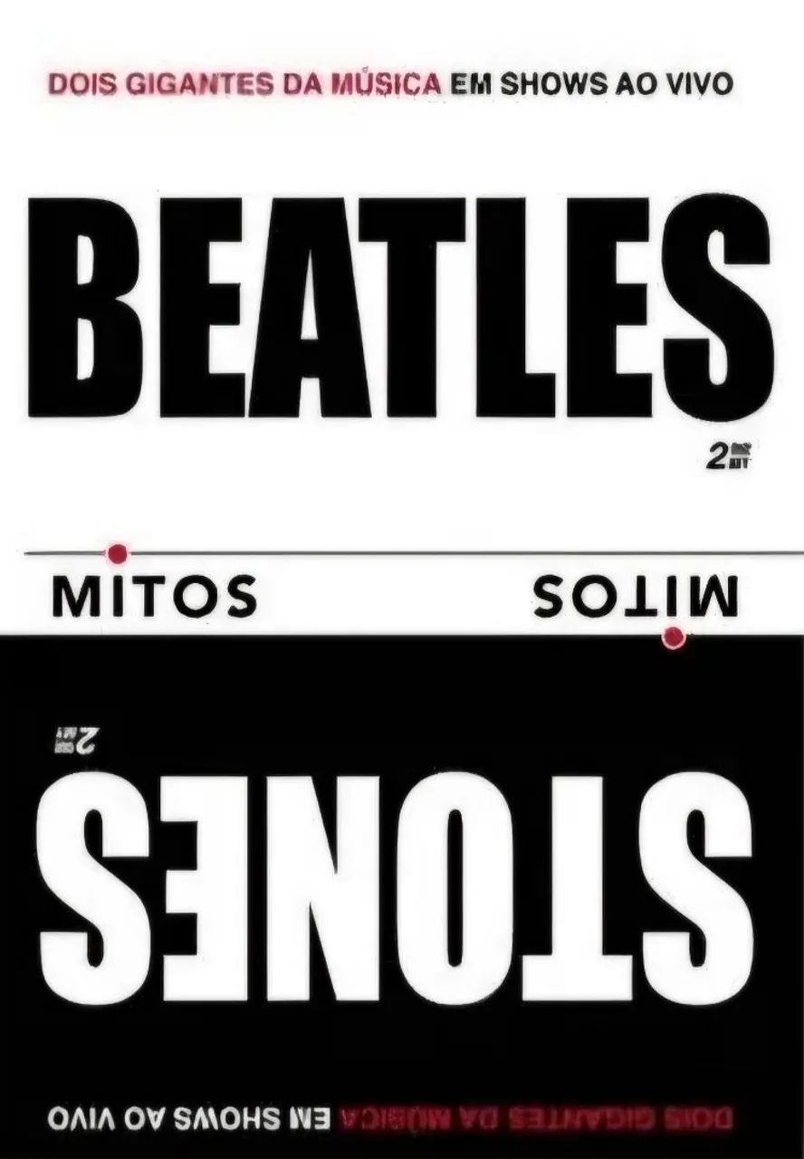 Dvd Duplo Beatles + Rolling Stones Mitos