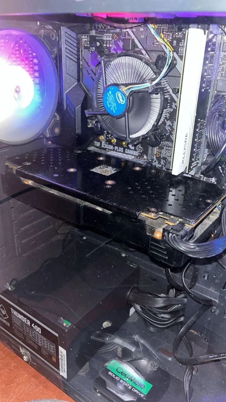 PC Gamer i5-9400F RX 570 24 GB RAM SSD 128 GB HD 320 GB