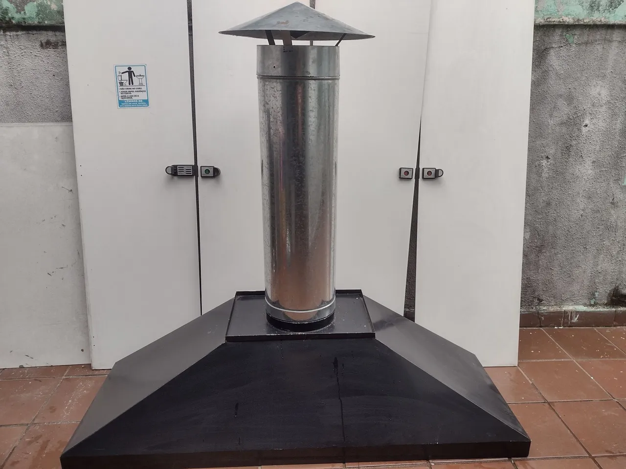 Coifa de Aço Galvanizado