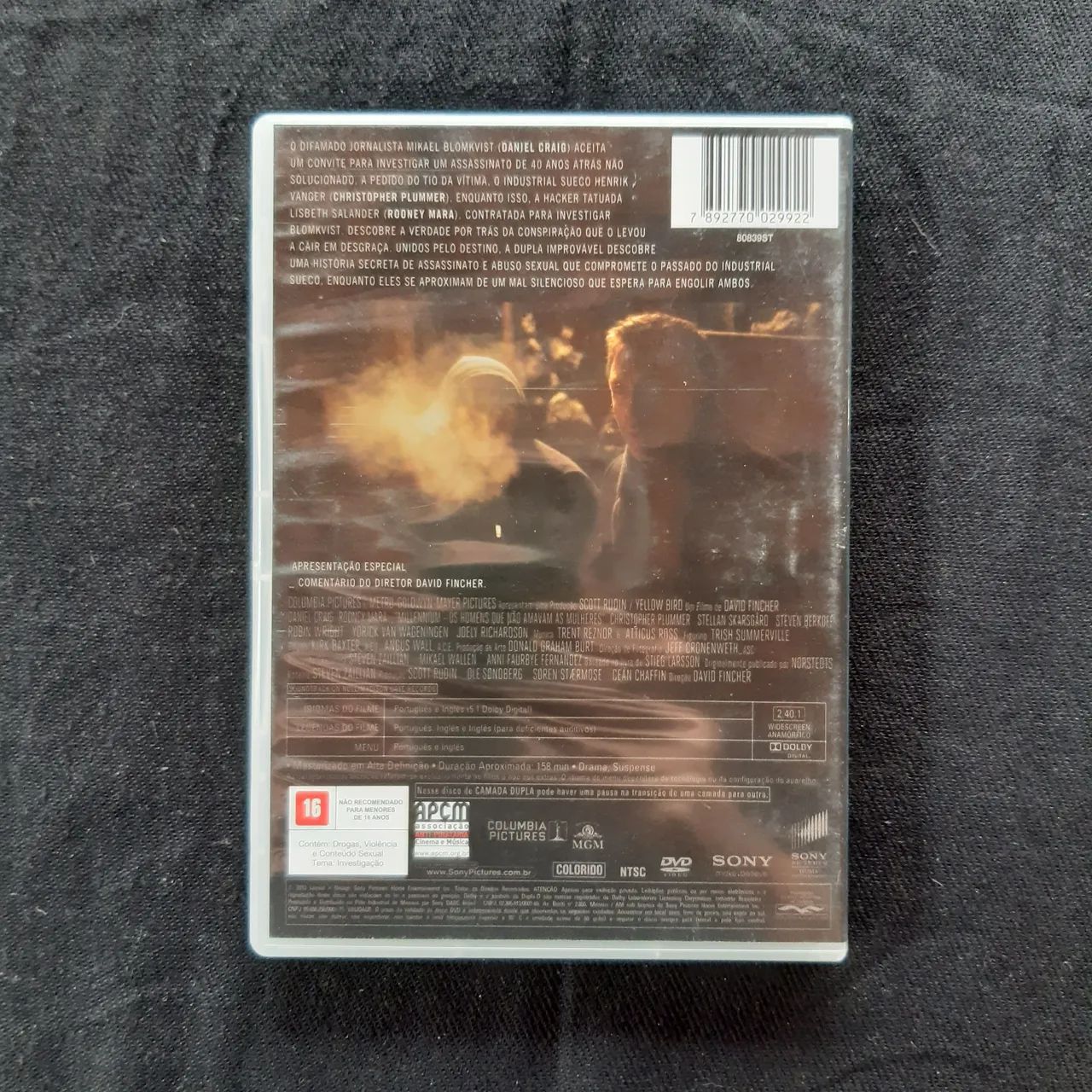 DVD Millennium - Os Homens Que Não Amavam As Mulheres  - Foto 2