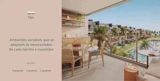 FLATS EM PORTO DE GALINHAS BEIRA-MAR | HABITÁ HOME RESORT | 3 QUARTOS 80M² | SEU VERDADEIR - Foto 3