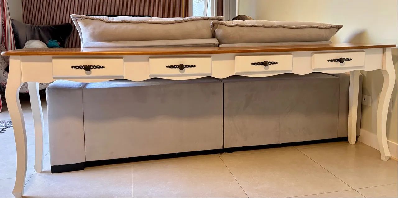 Balcão aparador provençal em madeira  PREÇO NEGOCIÁVEL  - Foto 2