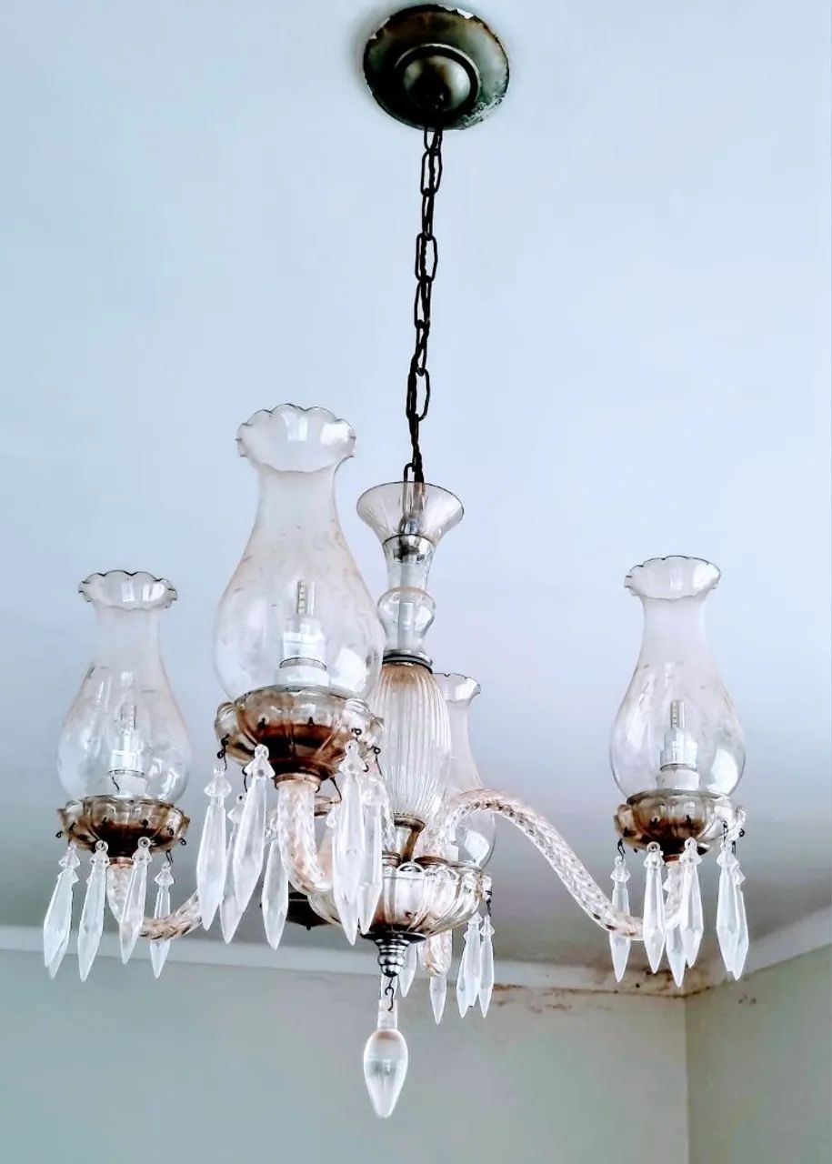 Lustre Clássico de Cristal
