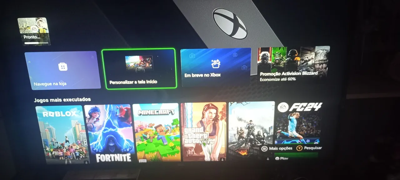 Xbox one X semi novo