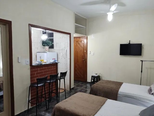 Tijuca - Studio, metrô estação Saens Pena, 3 pessoas, mobiliado, internet rápida - Foto 16