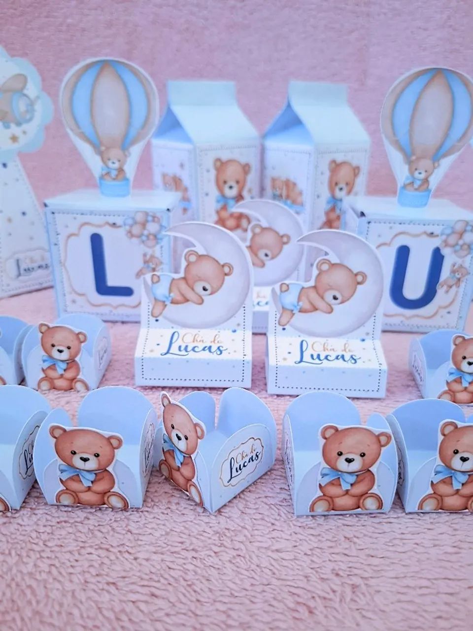 Decoração Chá de Bebê - Caixinhas pra colocar doce, lembrancinha  - Foto 5
