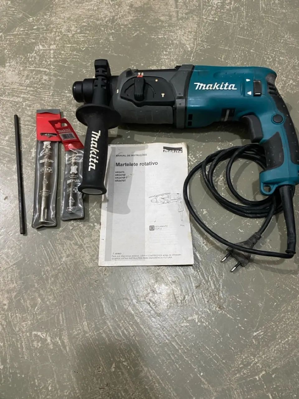 Martelete Perfurador Rompedor HR2470 da Makita - Foto 2