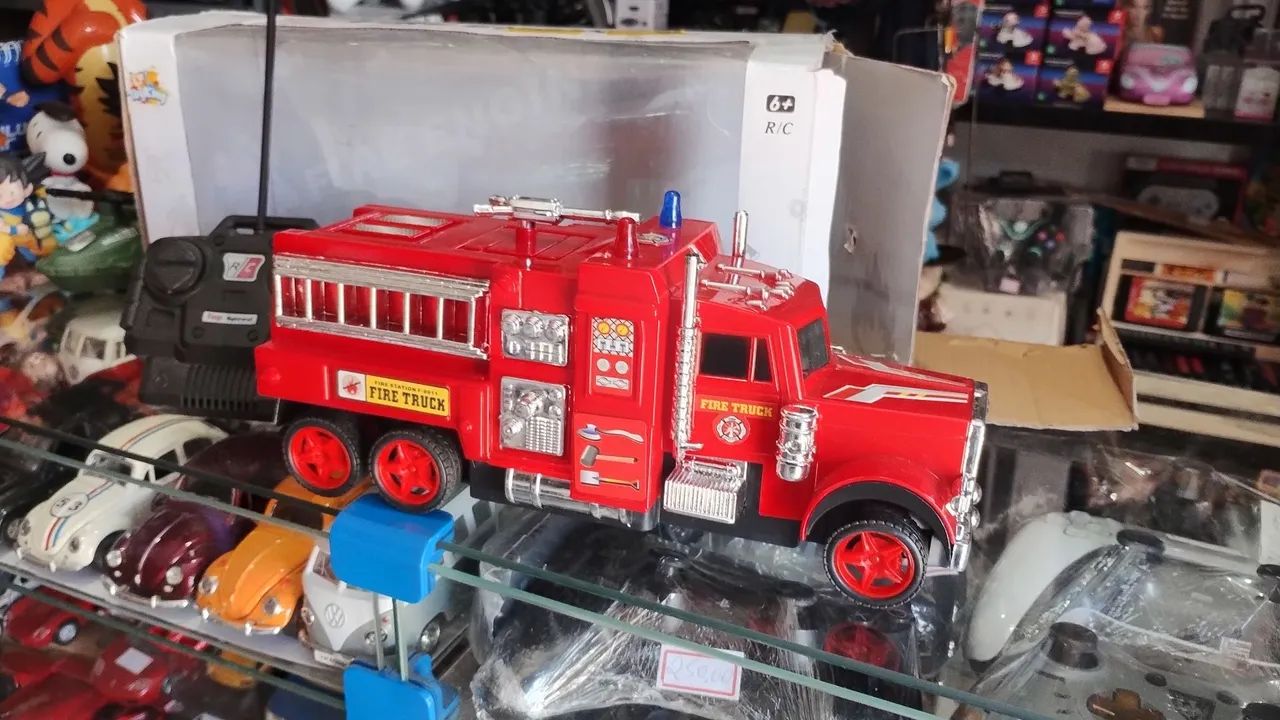 Caminhão de Bombeiro de Brinquedo R/C