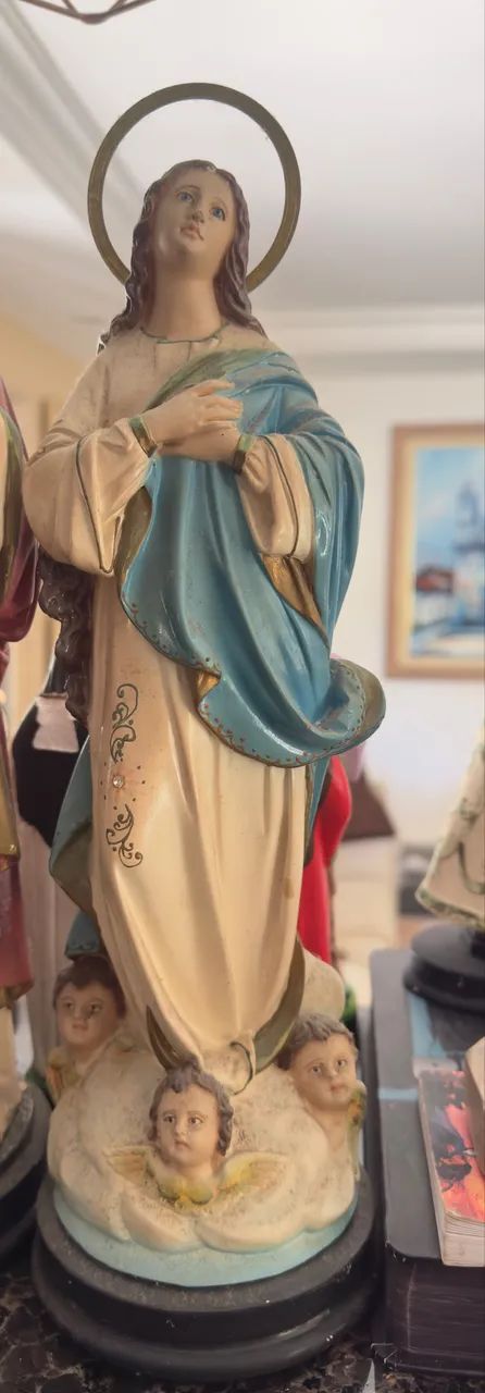 Imagem Imaculada Conceição 35cm em gesso64842119048194120
