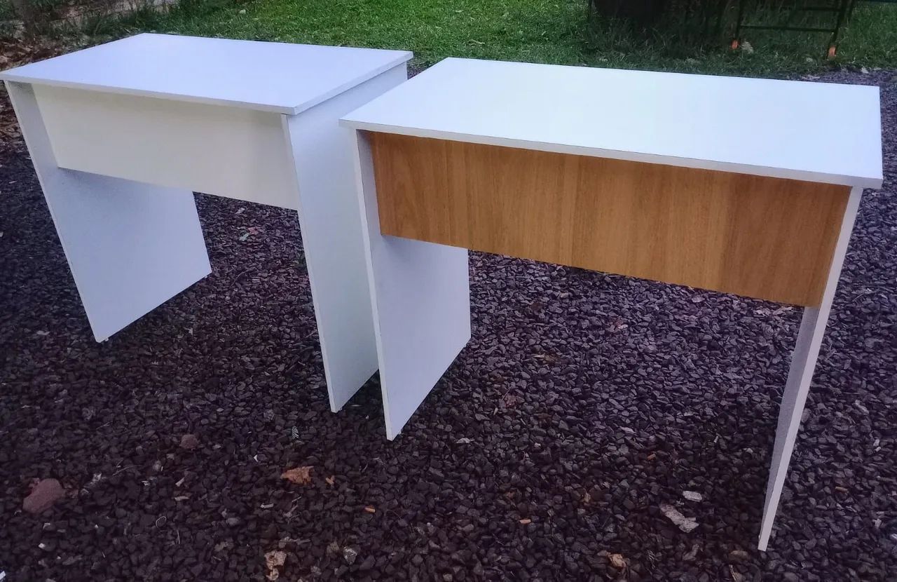 Mesa para escritório MDF Branca  - Foto 3