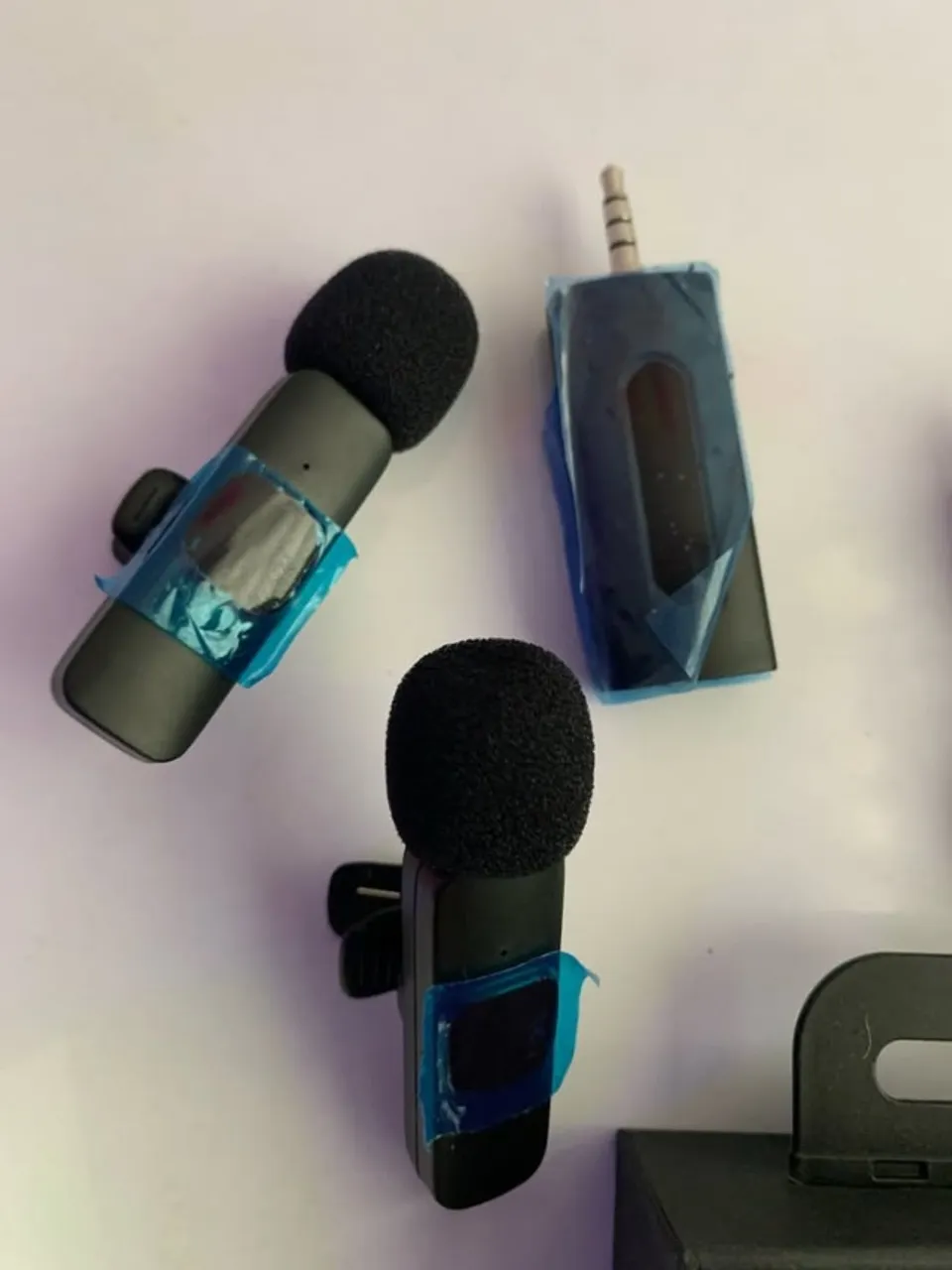 Vandlion Microfone Duplo Profissional Lapela Wireless bluetooth P3-3.5 mm/Para Som Externo