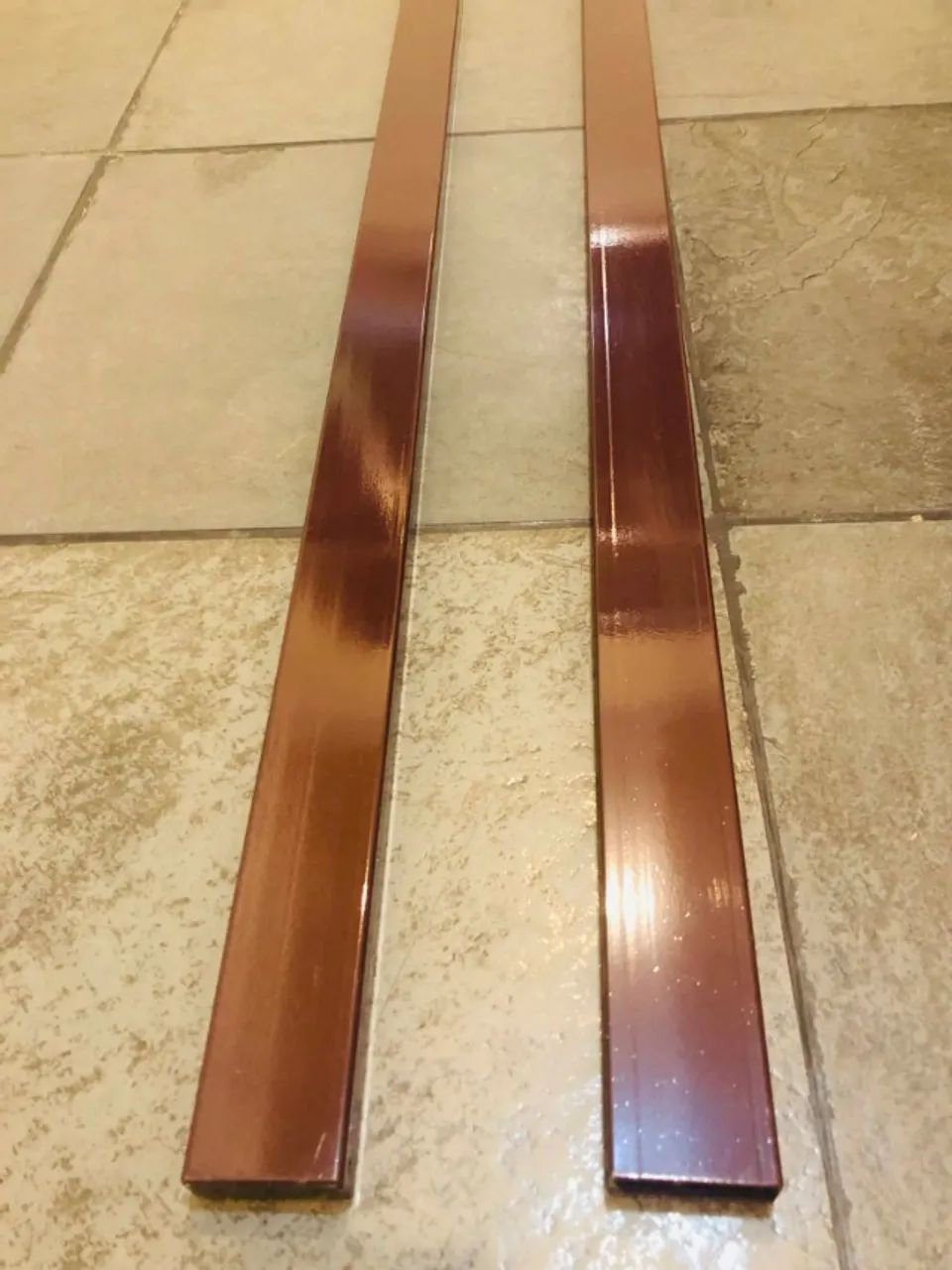 Barras De Ferro Com Pintura Eletrostática Kit Com 2 Unidades - Foto 2