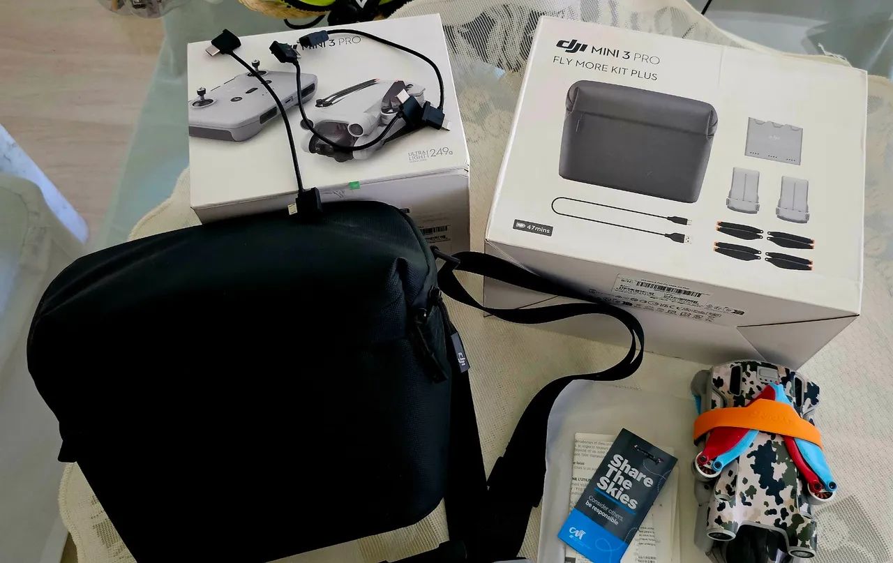 Desapegando: Kit ultra-premium Mini 3 Pro Fly More  - Foto 2