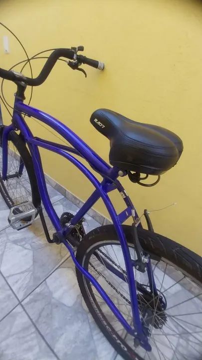 Bicicleta de Passeio - Azul - Foto 5