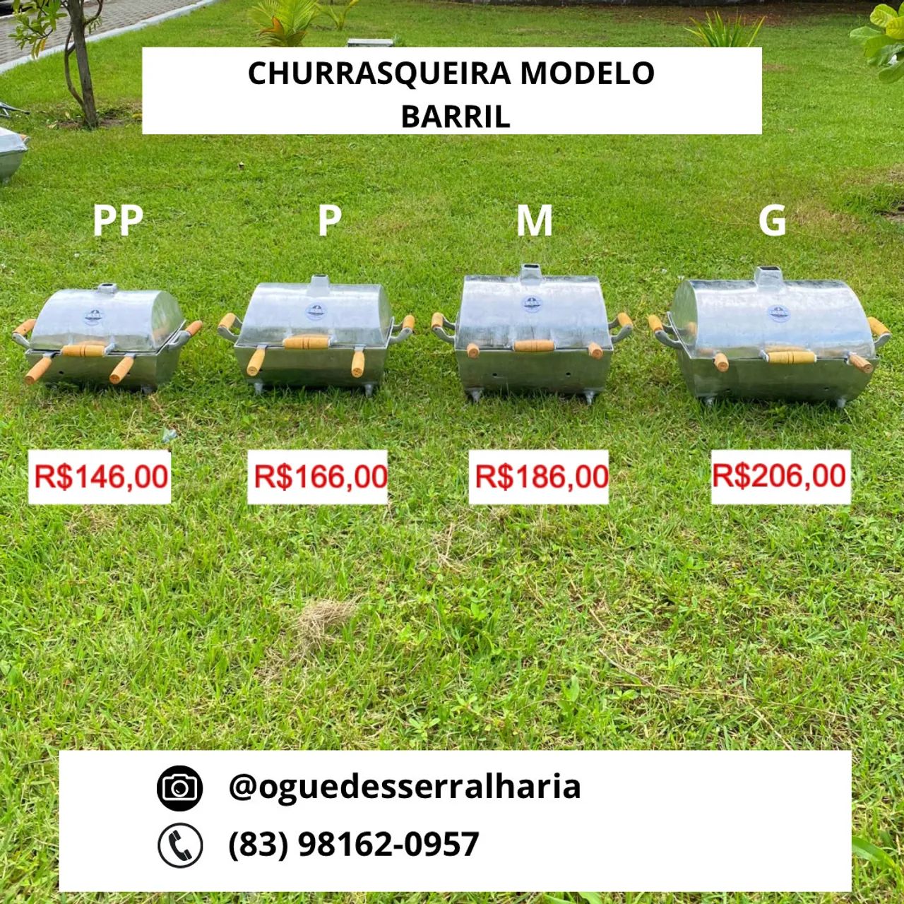 CHURRASQUEIRA EM ALUMÍNIO A PRONTA ENTREGA  - Foto 5