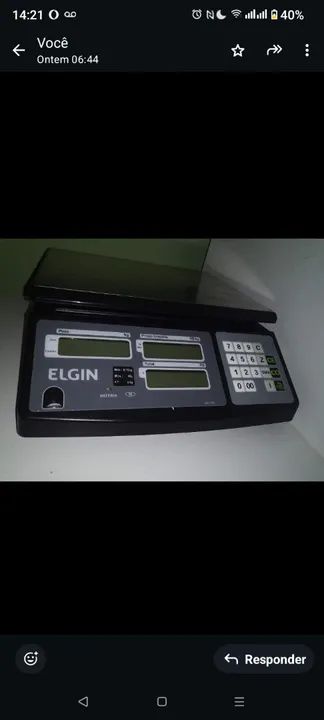 Balança Comercial Elgin (semi-nova)