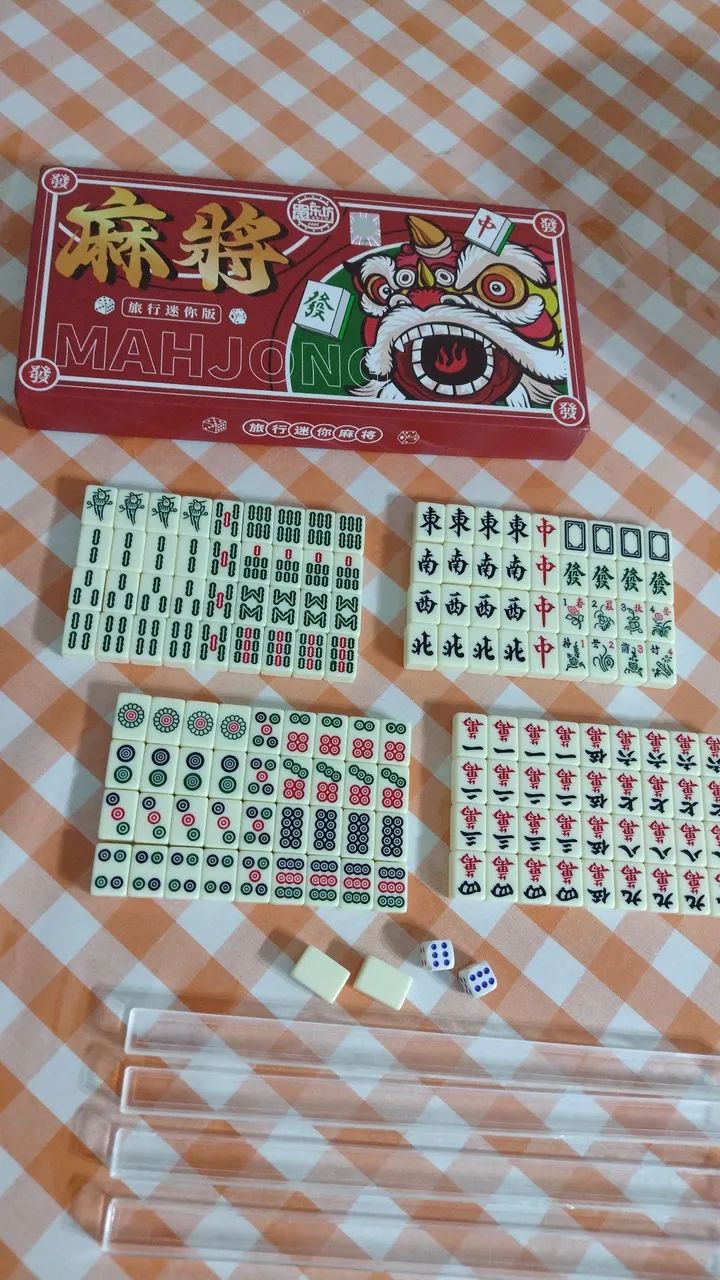 Jogo de Mahjong - Jogo Chinês  - Foto 3