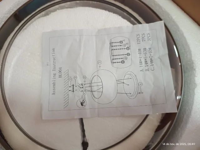 Lustre novinho! Na caixa!! - Foto 4