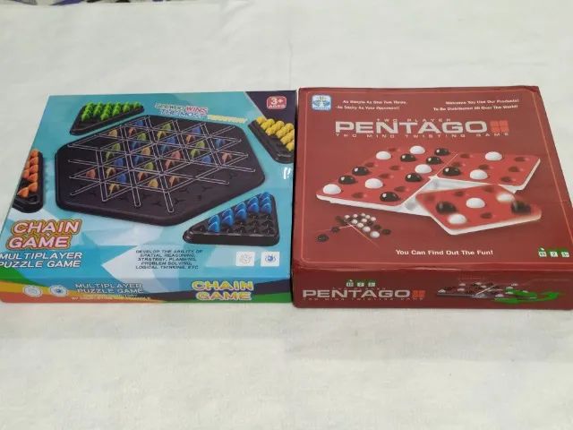 Pentago + Chain Game - Boardgame - Jogo de Tabuleiro