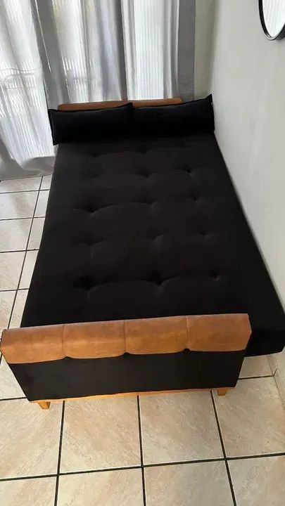 Promoção sofa cama confortavel (novo de fabrica) Noronha na cor cinza - Foto 3