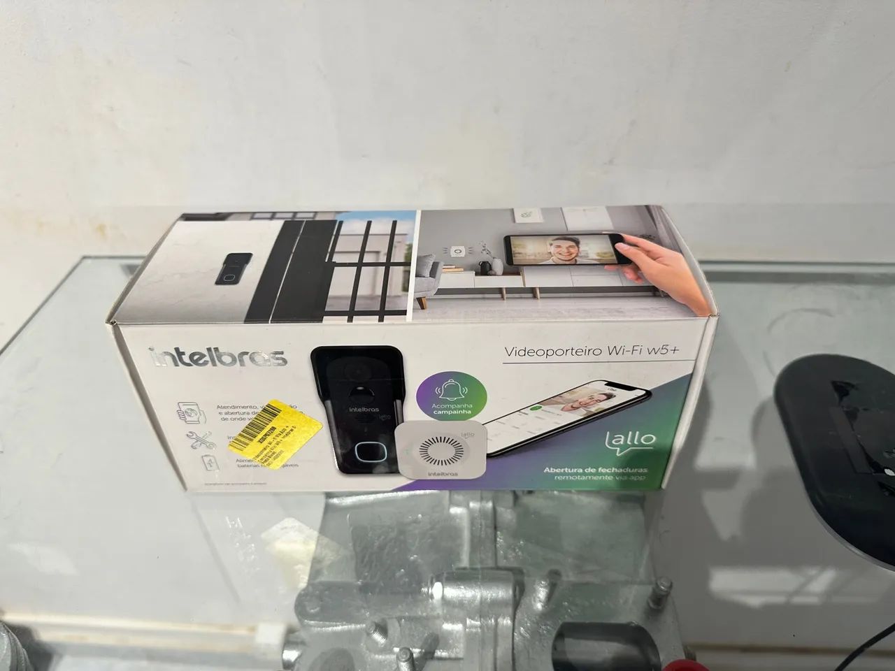 Vídeo porteiro Wi-Fi e abertura de portas