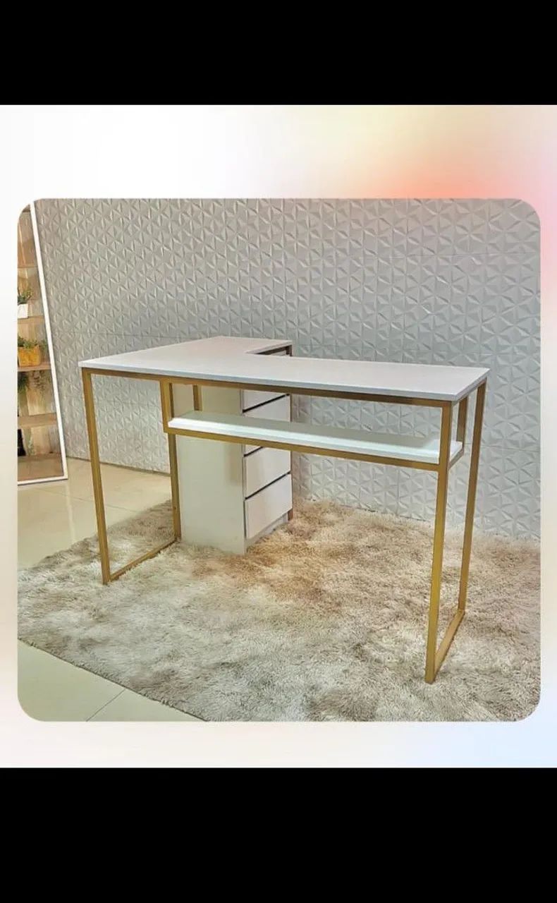 Mesa de manicure industrial comfort