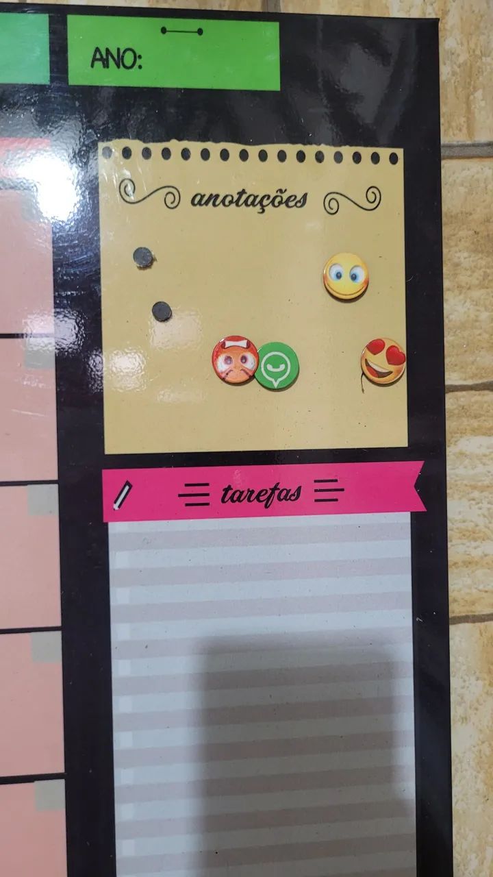 Quadro agenda em metal. - Foto 3