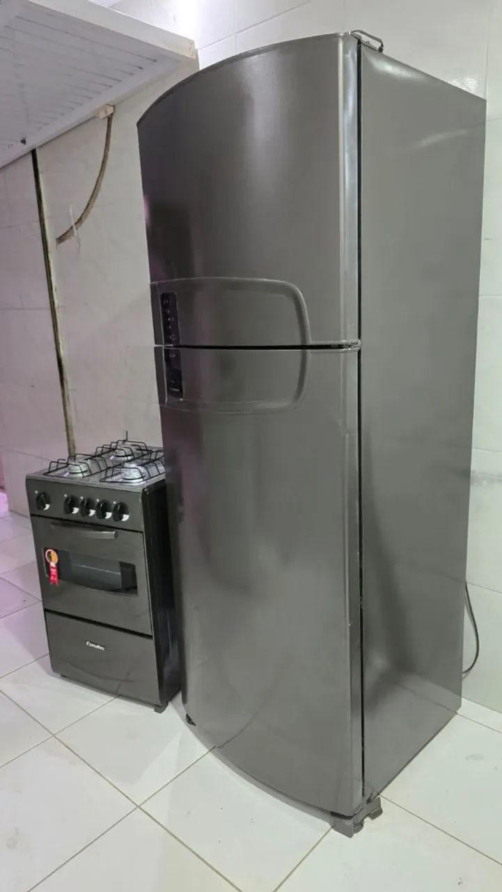 KIT FOGÃO E GELADEIRA DUPLEX  - Foto 4