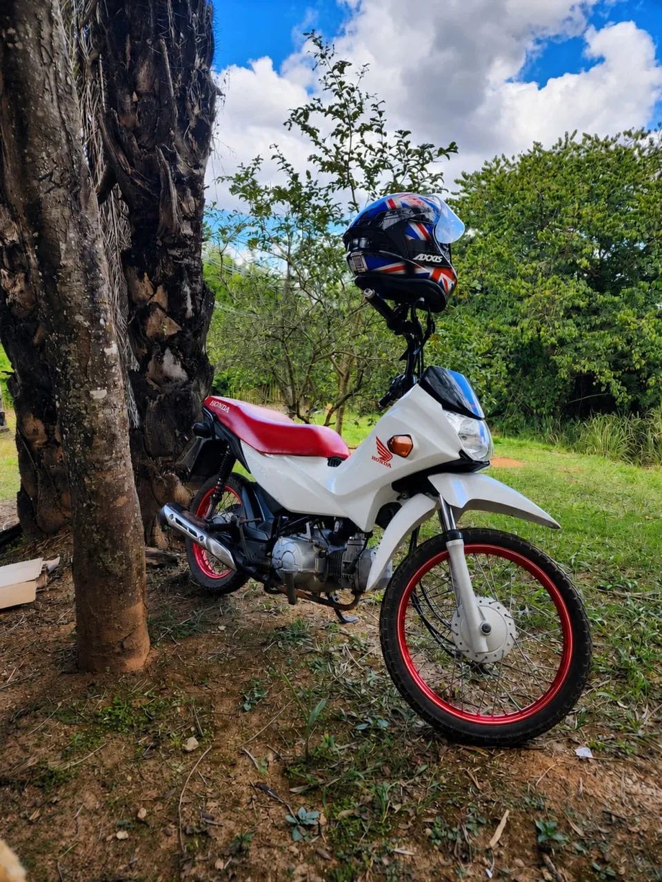 Pop 110i abaixo da tabela 